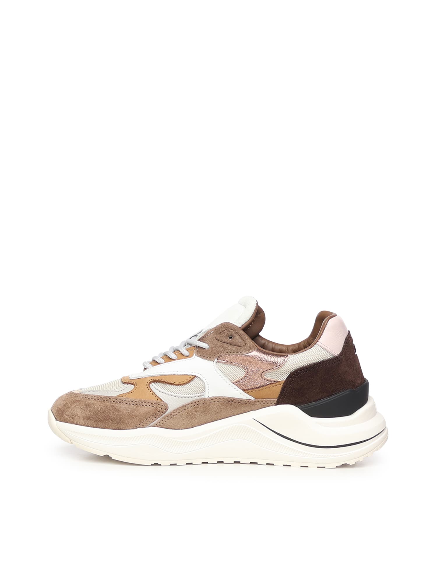 Date Fuga Dragon Sneakers In Nude