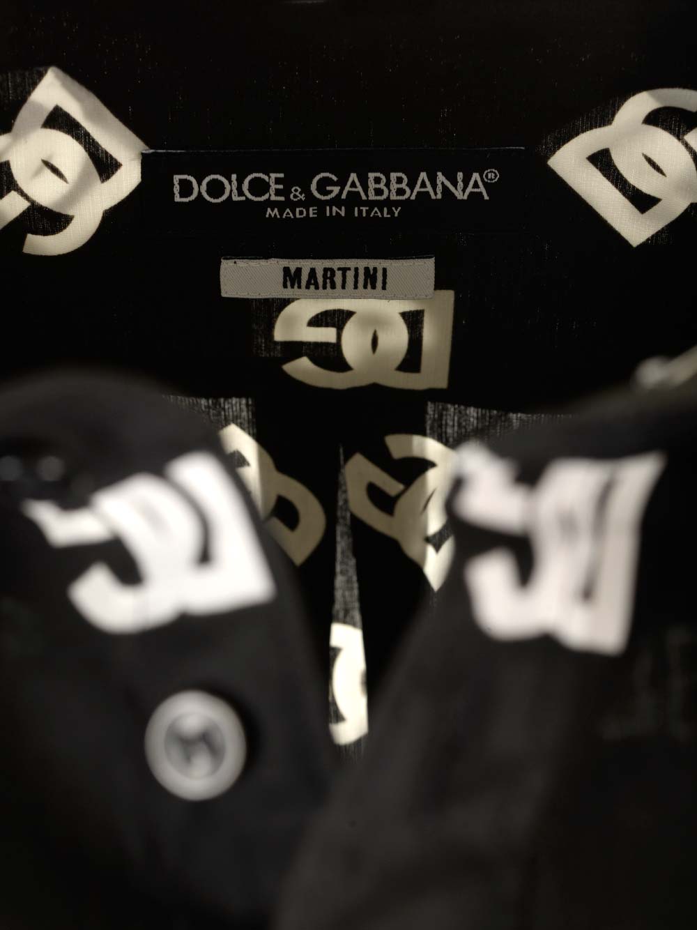 Shop Dolce & Gabbana Slim Fit Shirt In Black