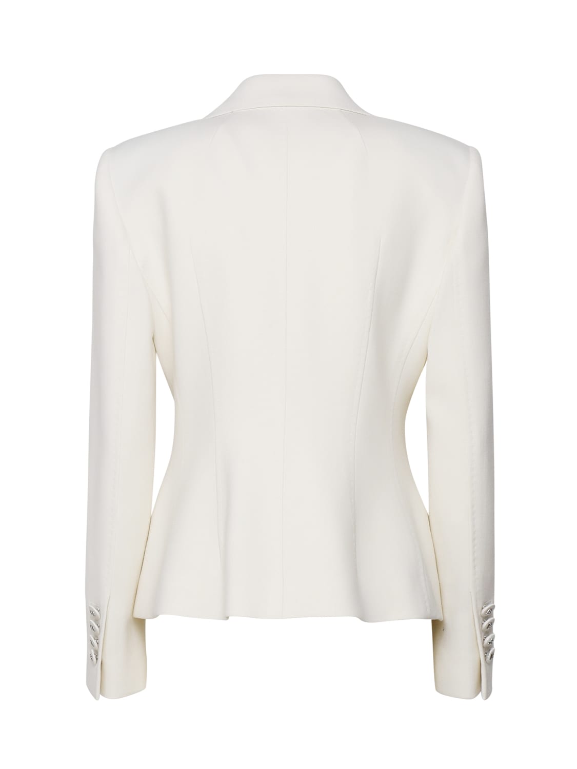 Shop Dolce & Gabbana Elegant Single-breasted Jacket In White