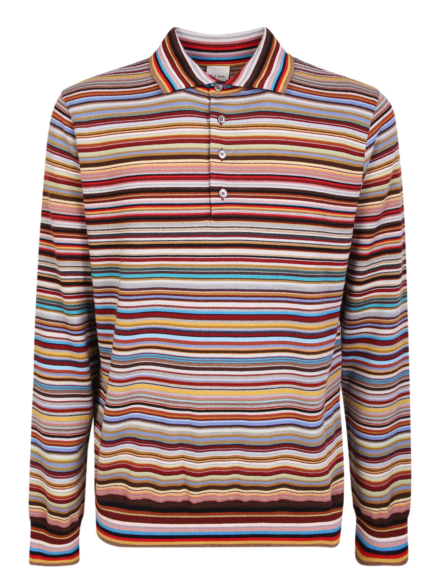 Paul Smith Striped Polo Pullover