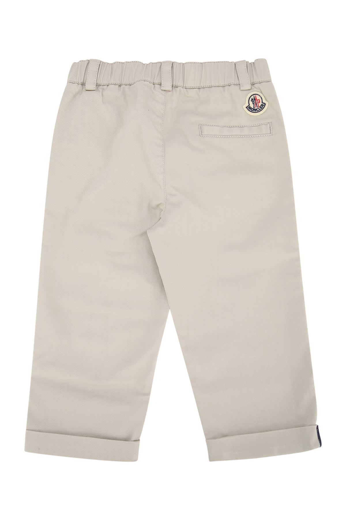 Moncler Baby Trousers In Neutral