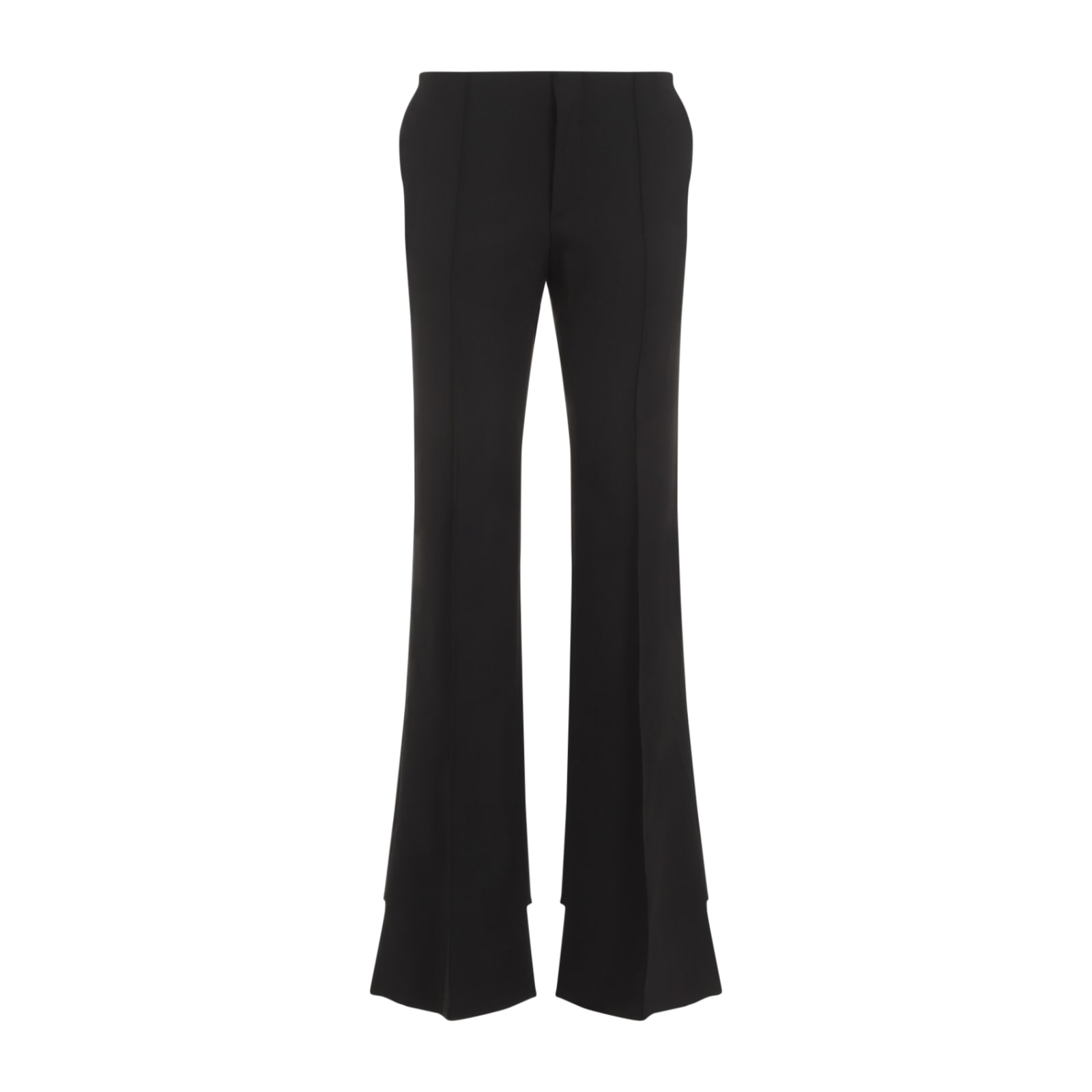 Shop Chloé Flare Pants In Black