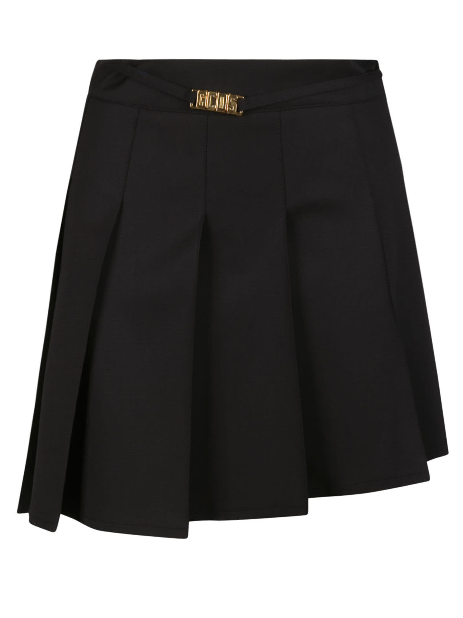 GCDS Logo Pleated Skirt