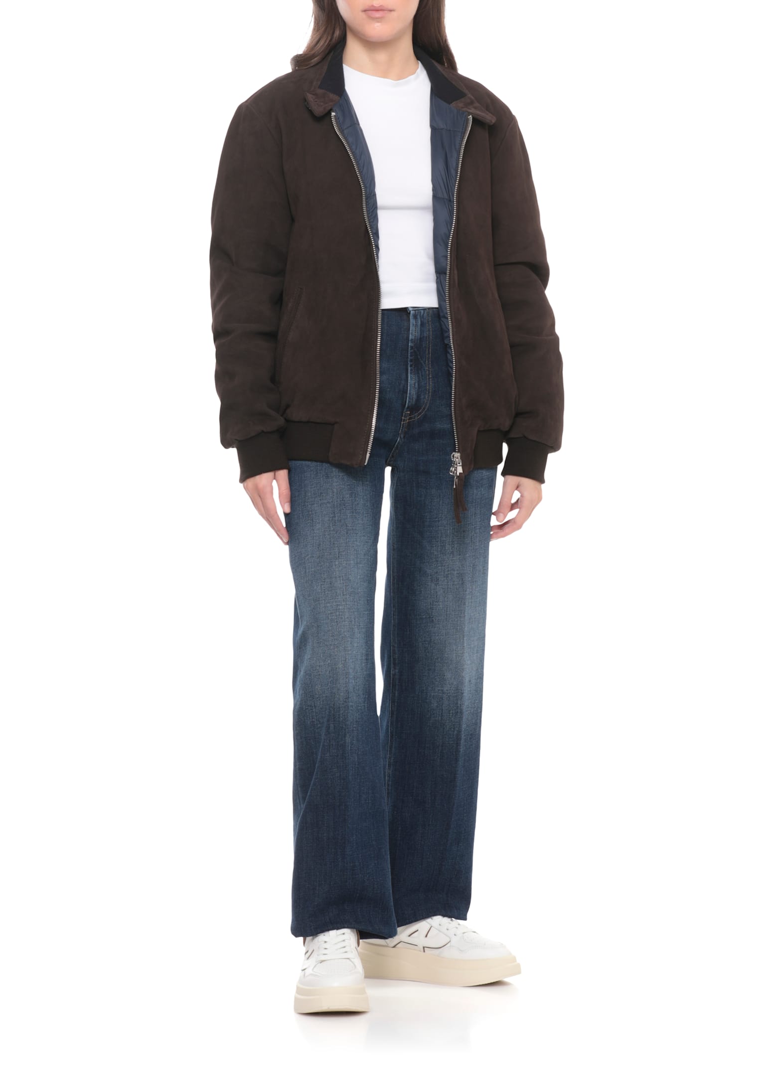 Ash Breathable Round Toe Low Sneakers In White