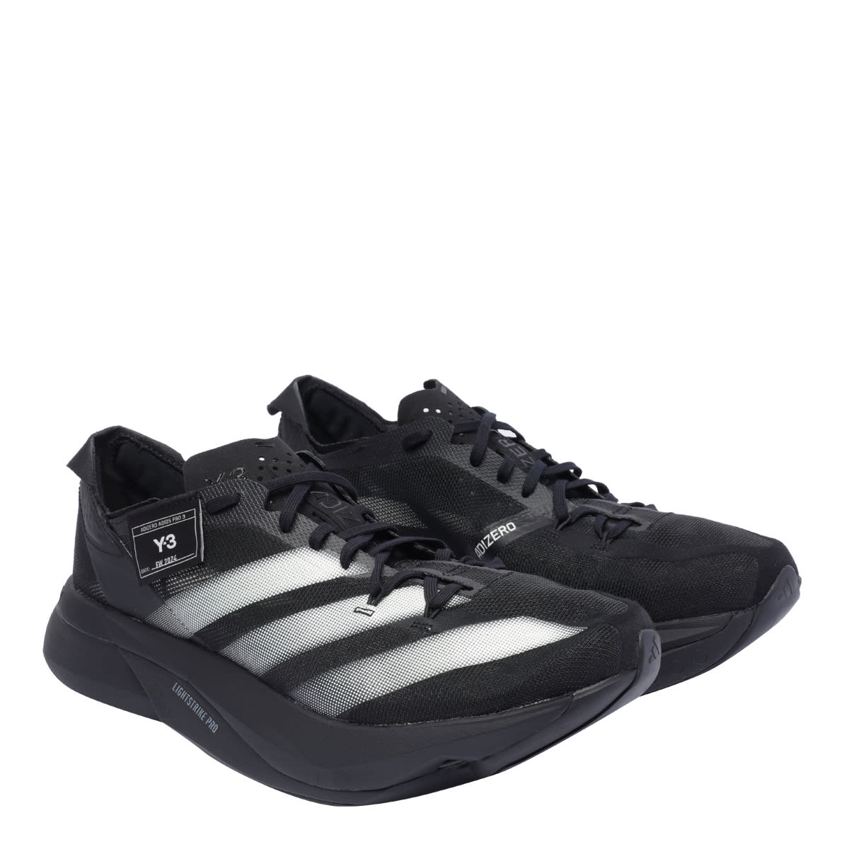 Shop Y-3 Adios Pro 3.0 Sneakers In Black