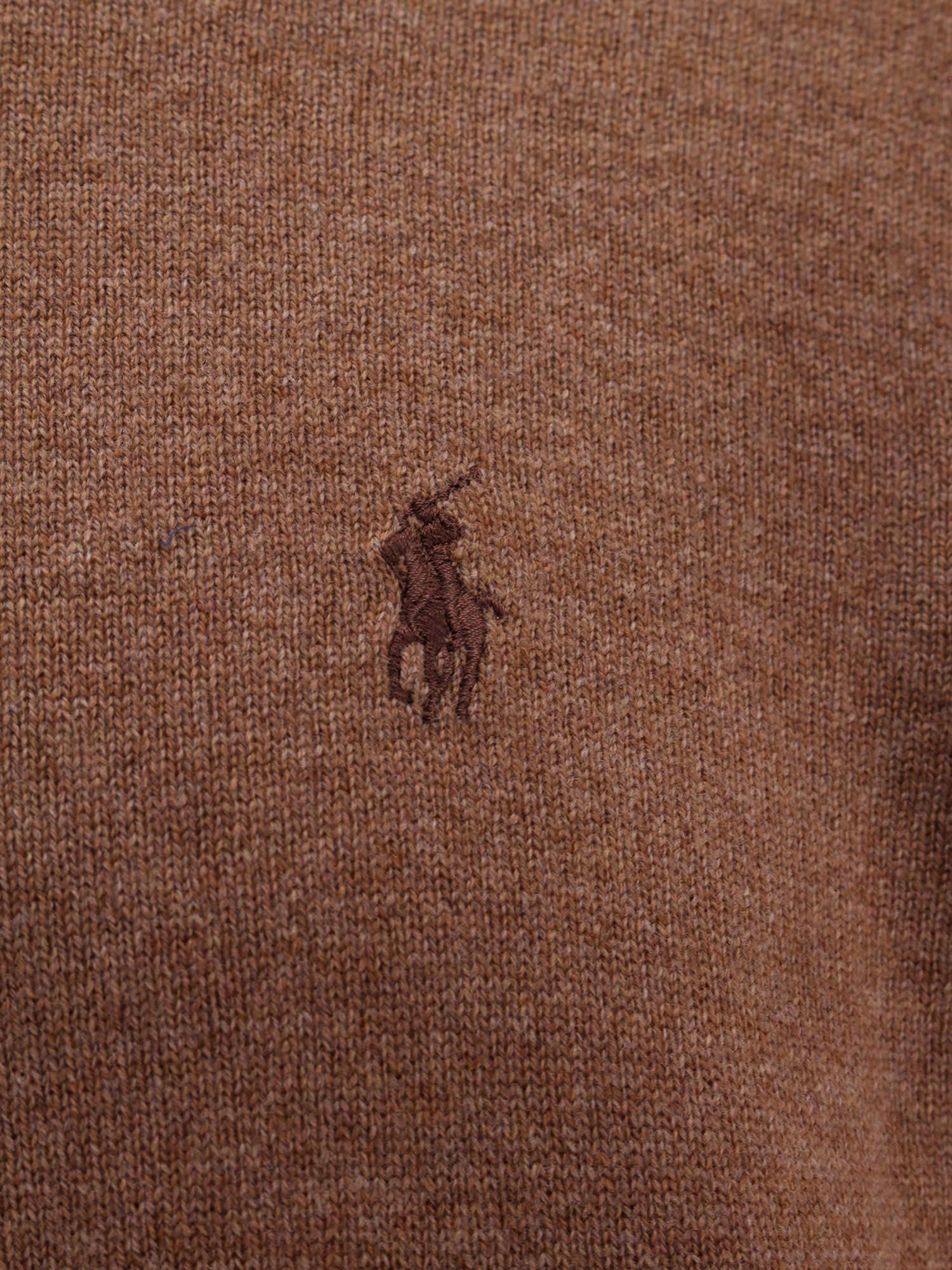 Shop Polo Ralph Lauren Sweater In Brown