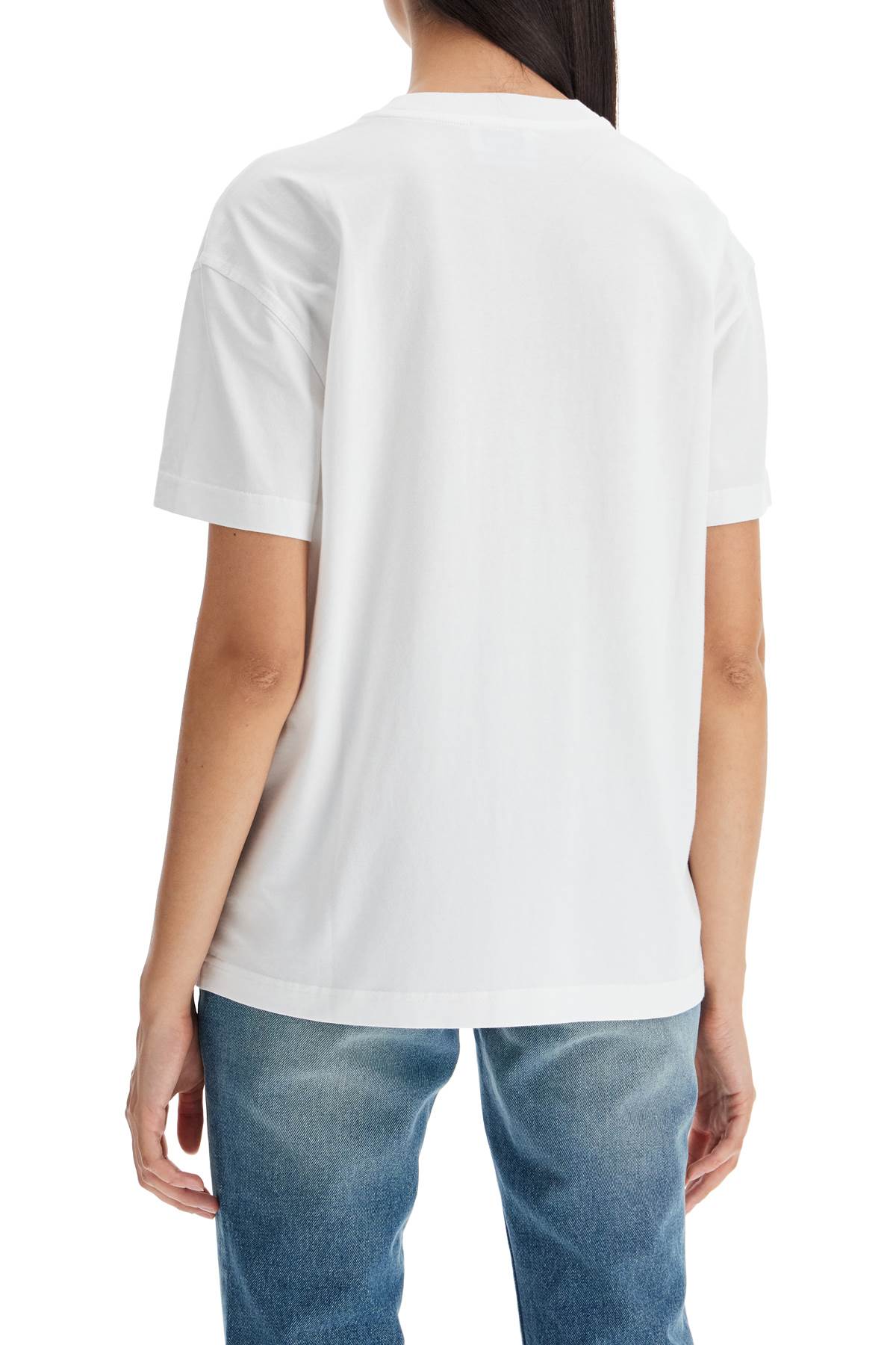 Off-white White Big Logo Bookish Regular T-shirt