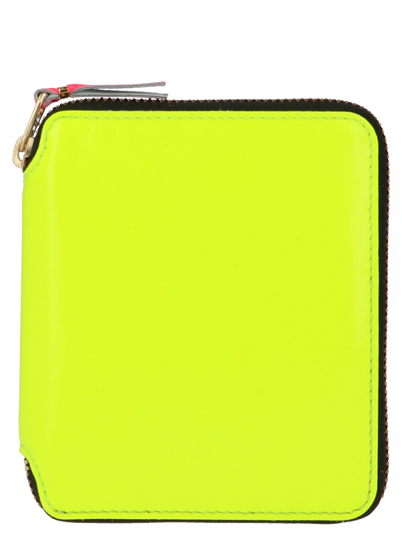 Comme Des Garçons Super Fluo Wallet In Yellow