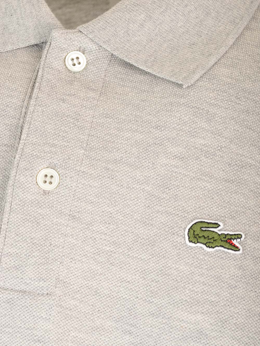Shop Comme Des Garçons Shirt Asymmetric Lacoste Polo Shirt In Top Grey