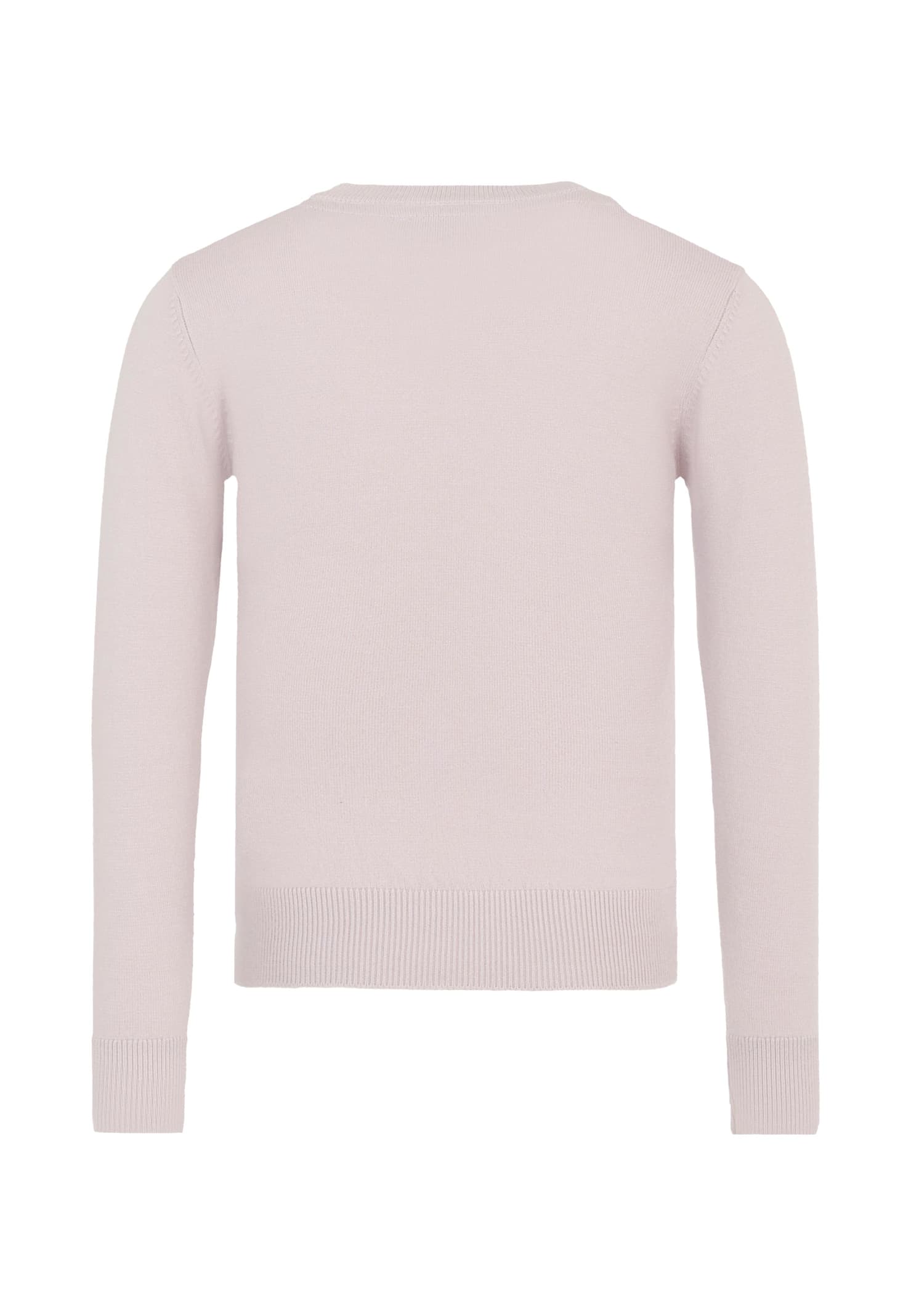 Richmond Lilac Jumper For Girl With Black Logo In Pink