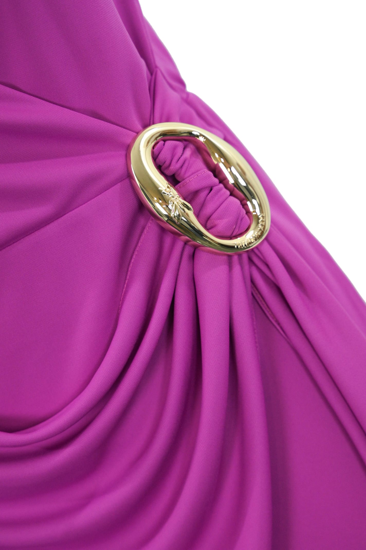 PATRIZIA PEPE CREPE JERSEY DRESS WITH RING 