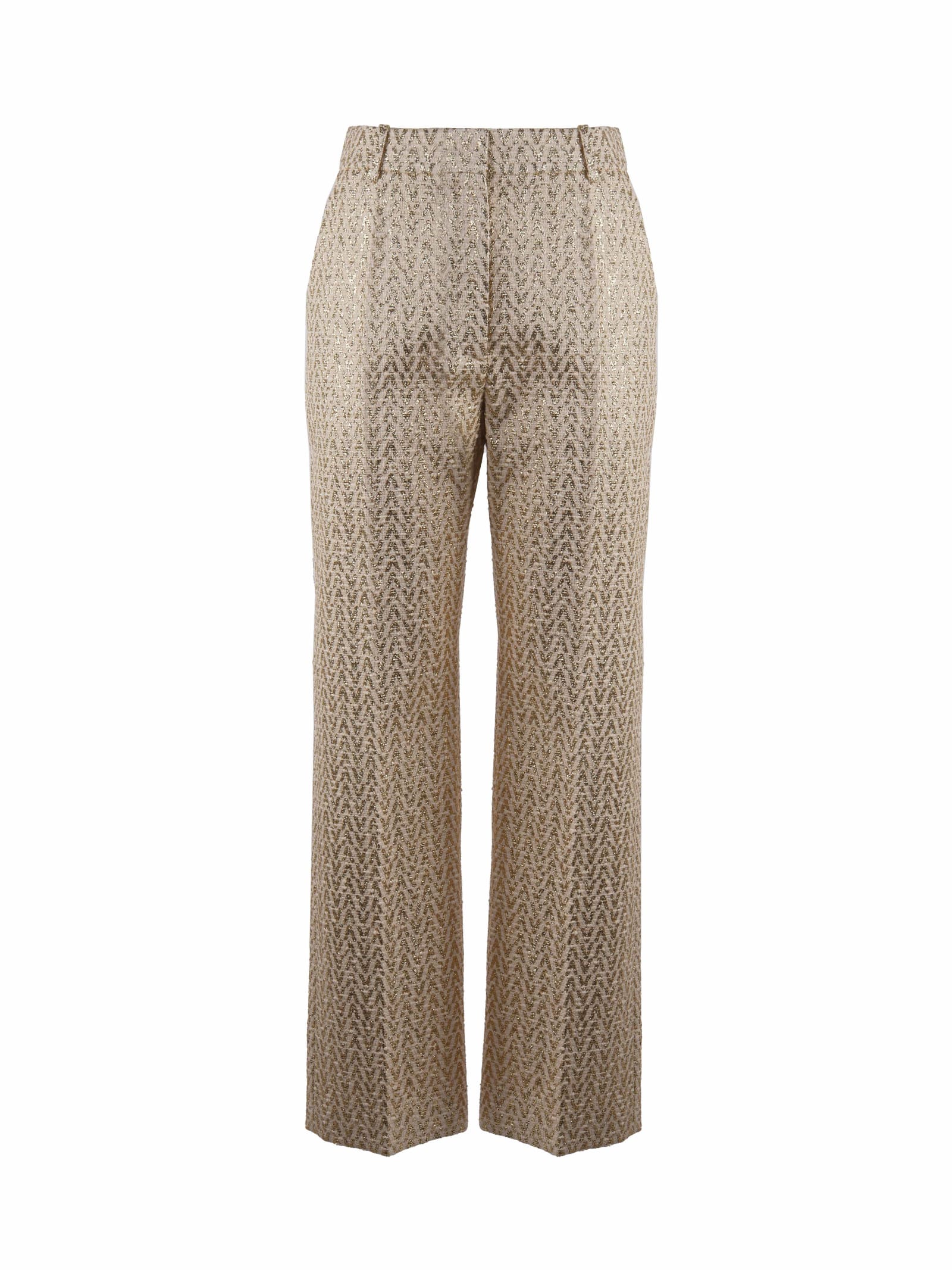 Valentino Optical Boucle Trousers