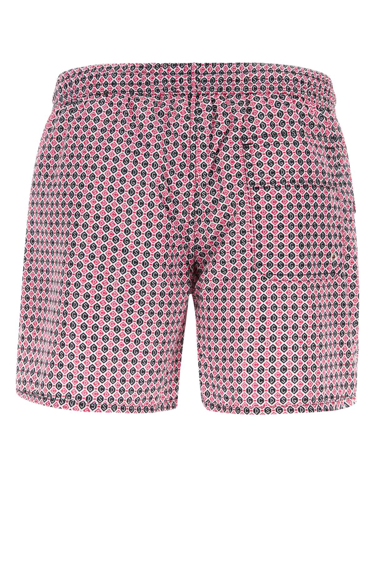 Shop Gcds Printed Polyester Swimming Shorts In Mx