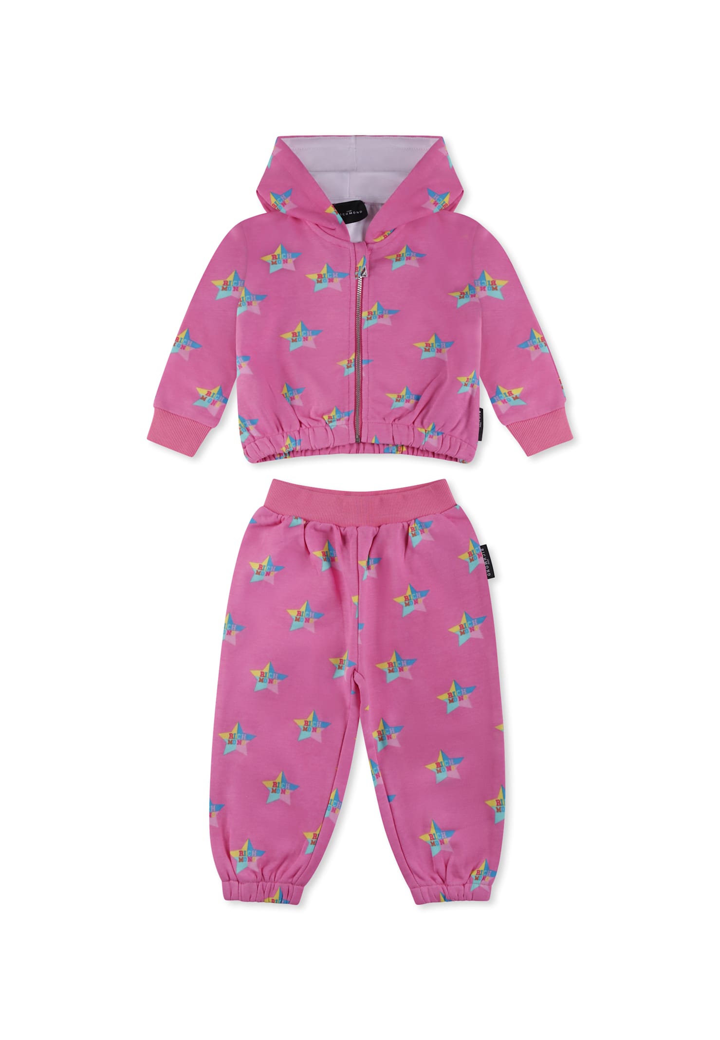 Richmond Pink Suit For Baby Girl With Stars
