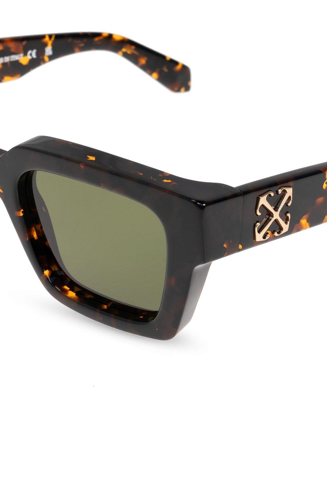 Shop Off-white Virgil Square Frame Sunglasses In Black