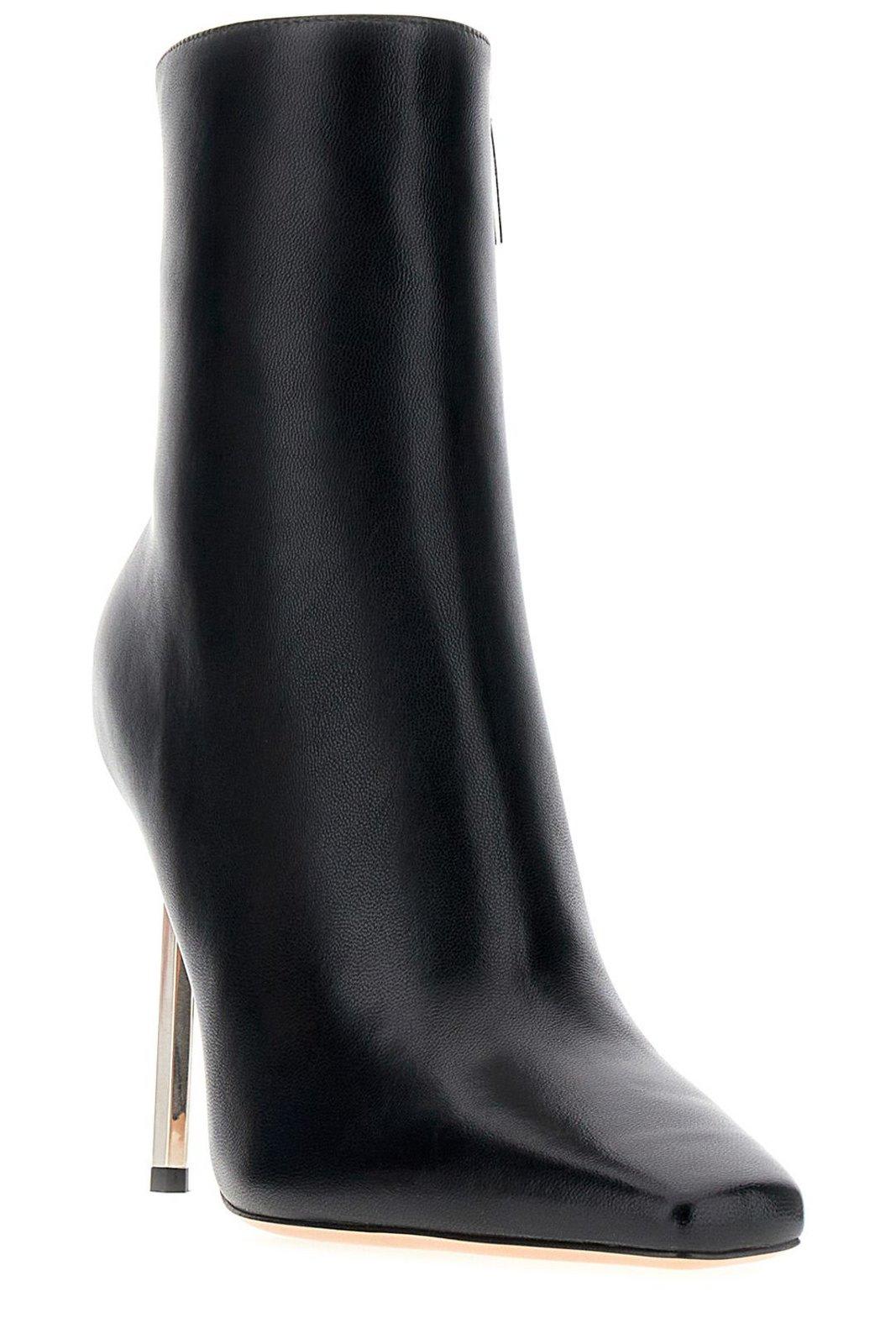 Off-white Allen Key Pointed-toe Ankle Boots