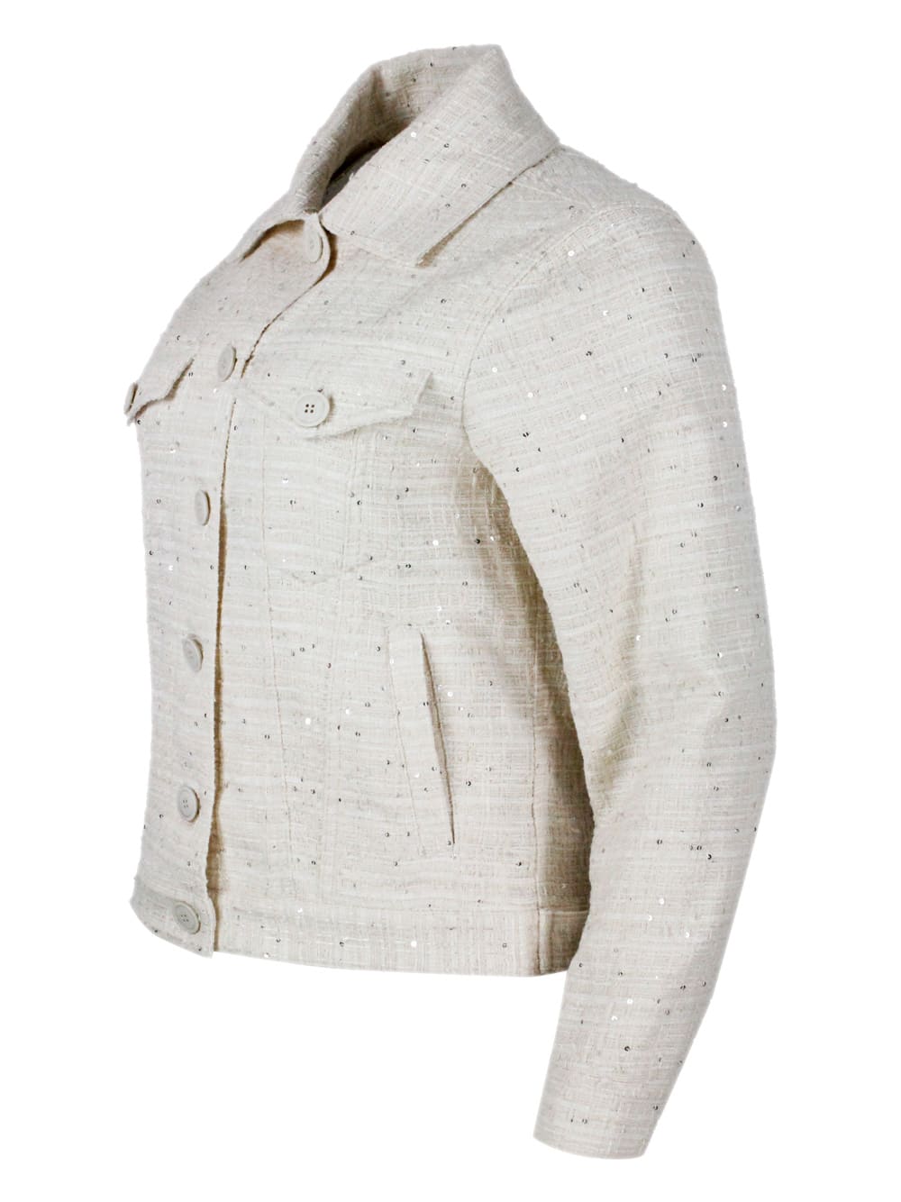 Eleventy Blazer In Cream