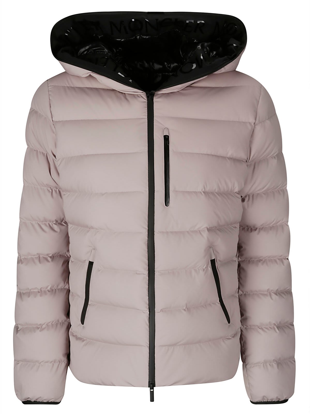 Shop Moncler Herbe Zip-up Jacket In Pink