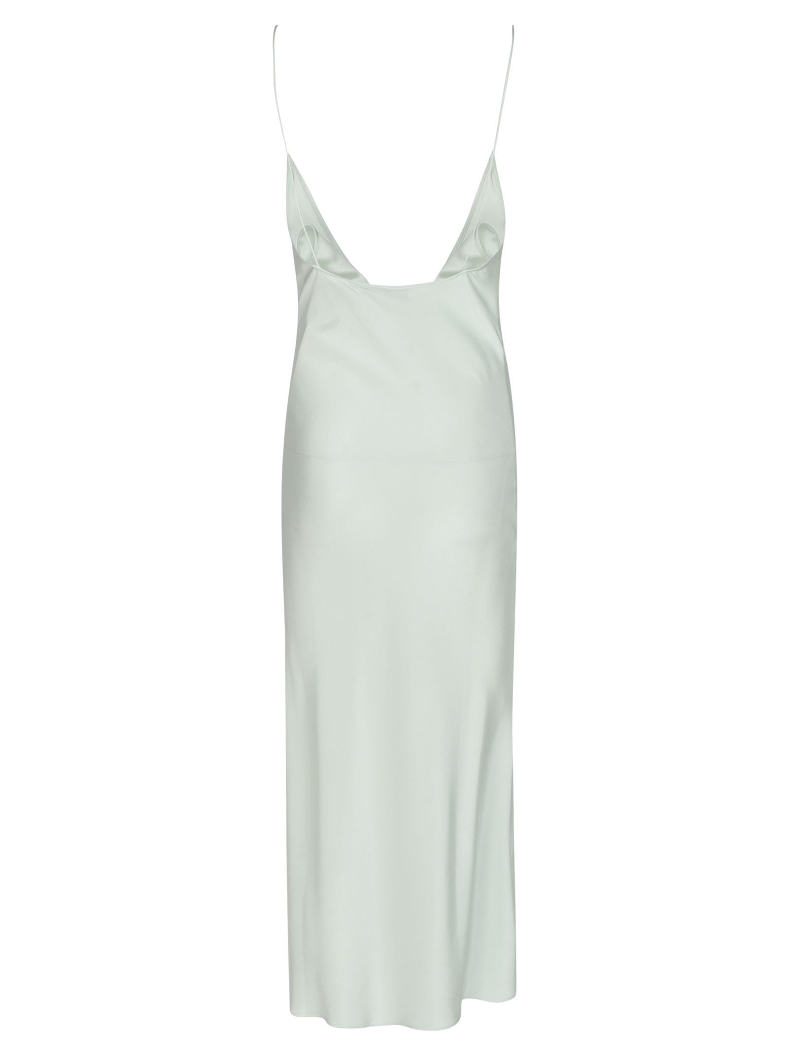 Shop Christopher Esber Triquetra Front Tie Slip Dress In Mint