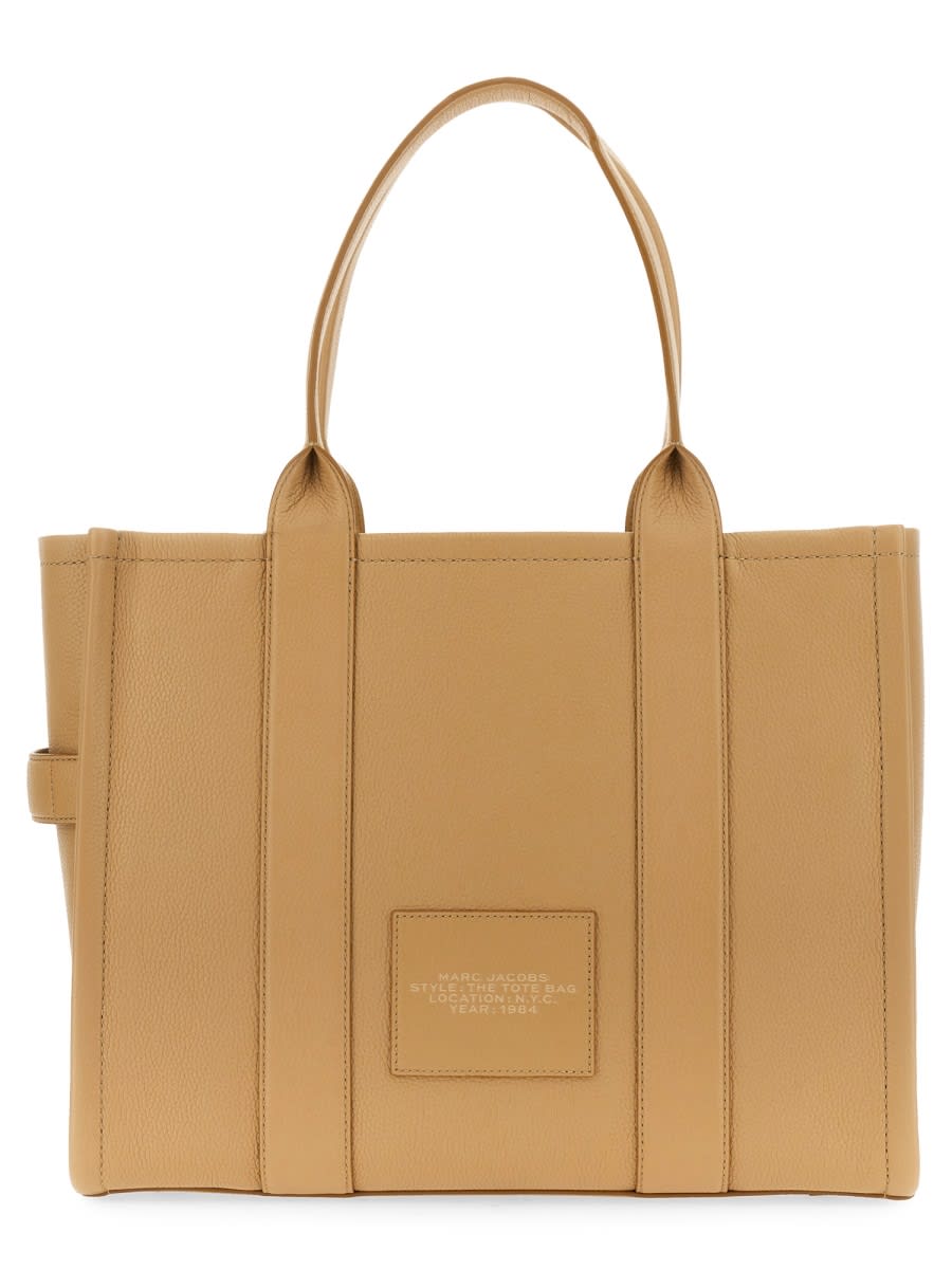 Shop Marc Jacobs The Tote Large Bag In Beige