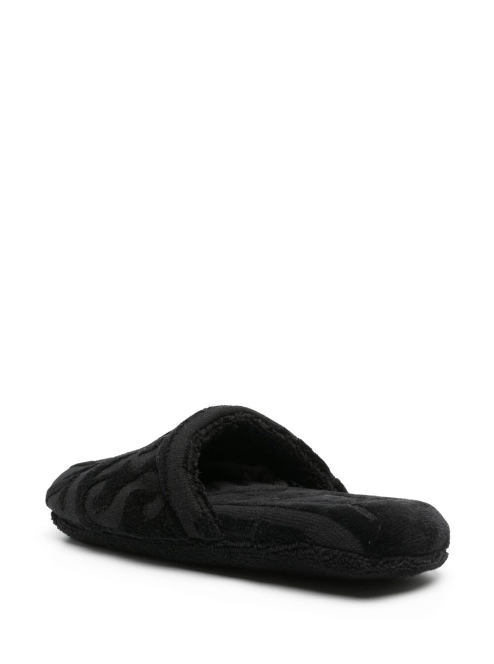 Shop Versace Bath Slippers The  In Black