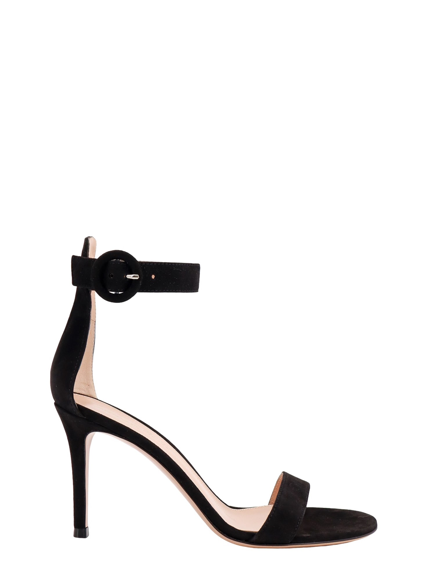 Shop Gianvito Rossi Portofino Sandals In Black