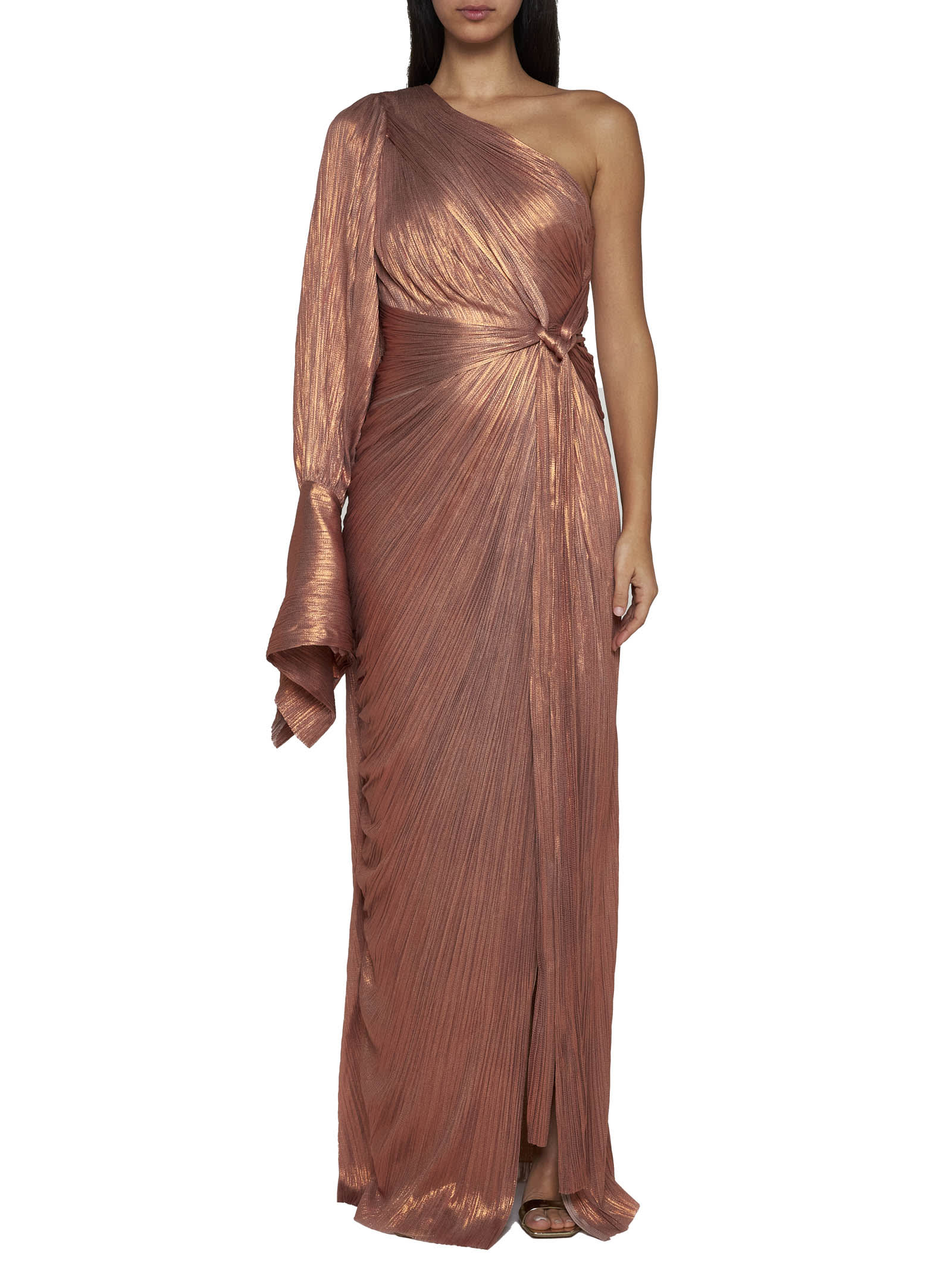 Shop Maria Lucia Hohan Dress In Brown