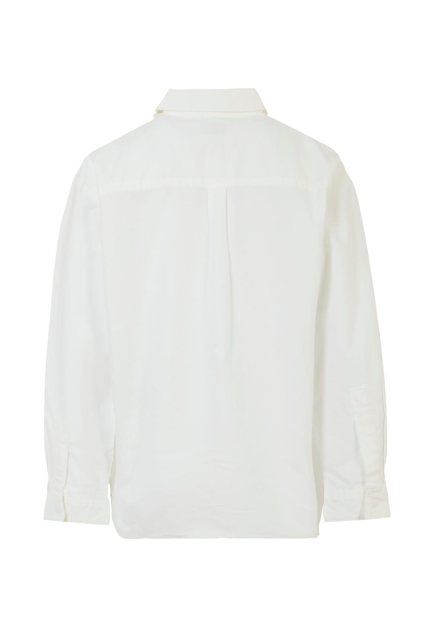 Calvin Klein Long-sleeve Button-down Shirt In White