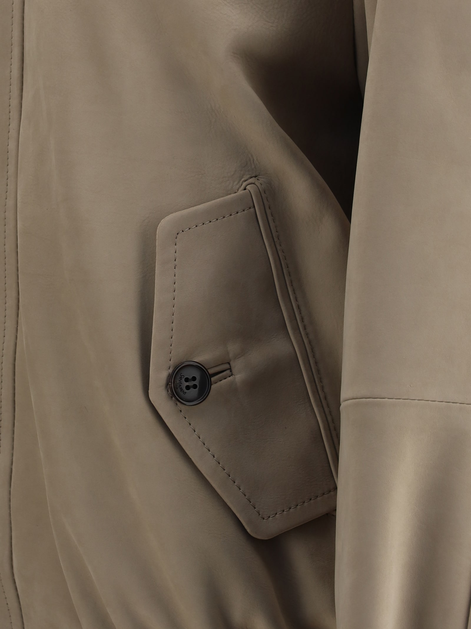Shop Saint Laurent Suede Bomber Jacket