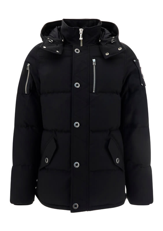 Shop Moose Knuckles Forrestville Down Jacket In Black