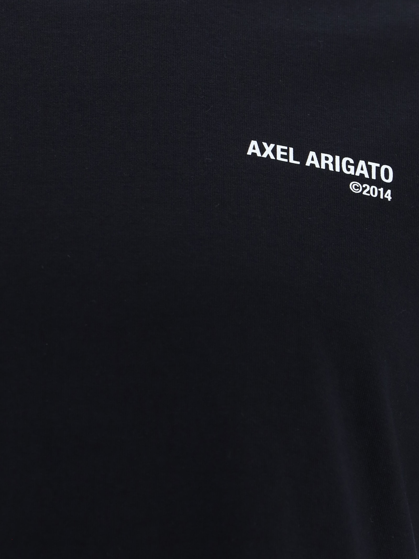 Shop Axel Arigato Logo T-shirt In Black
