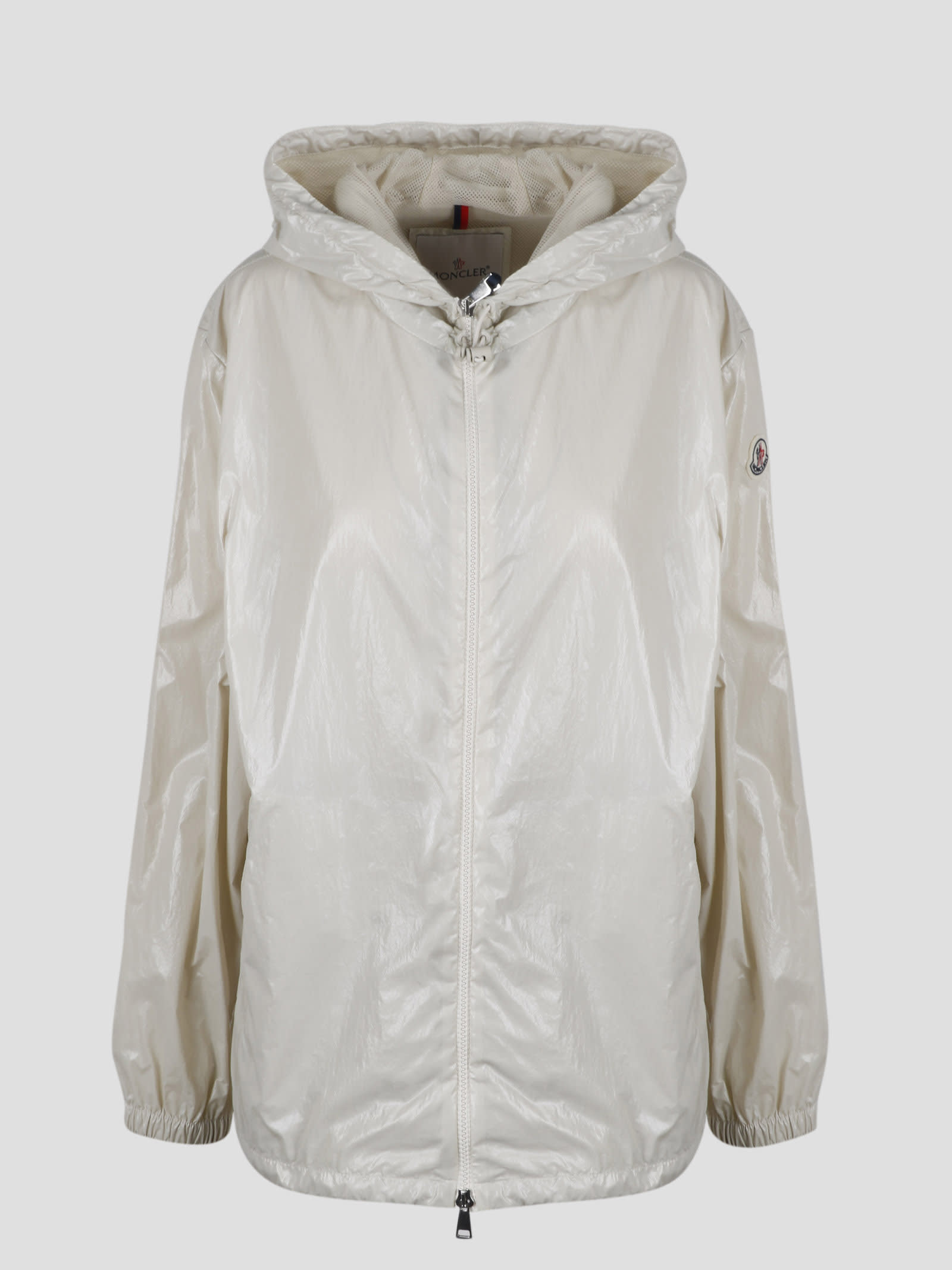 Moncler Wuisse Hooded Jacket In Nude & Neutrals