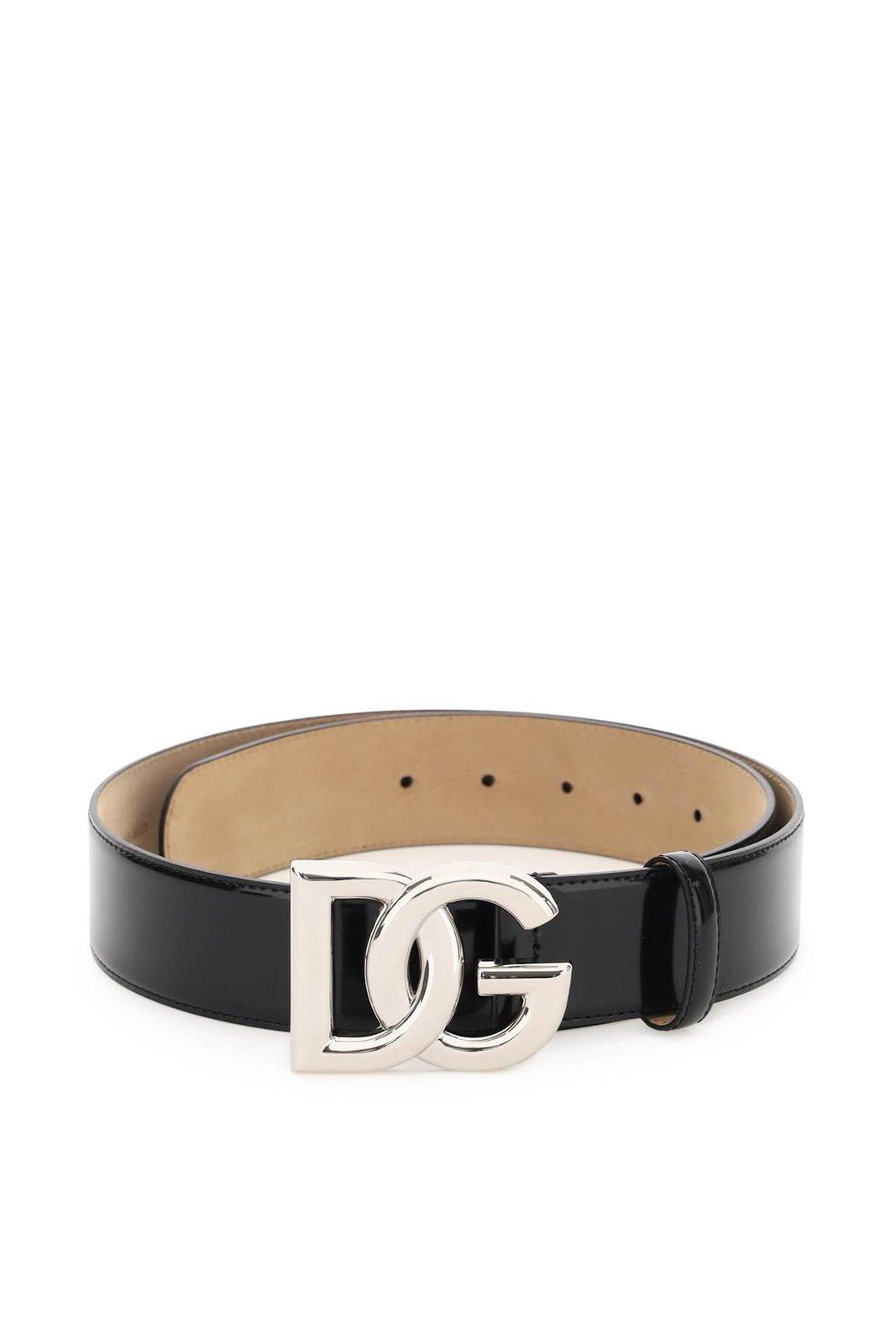 Dolce & Gabbana Dg Logo Shiny Belt