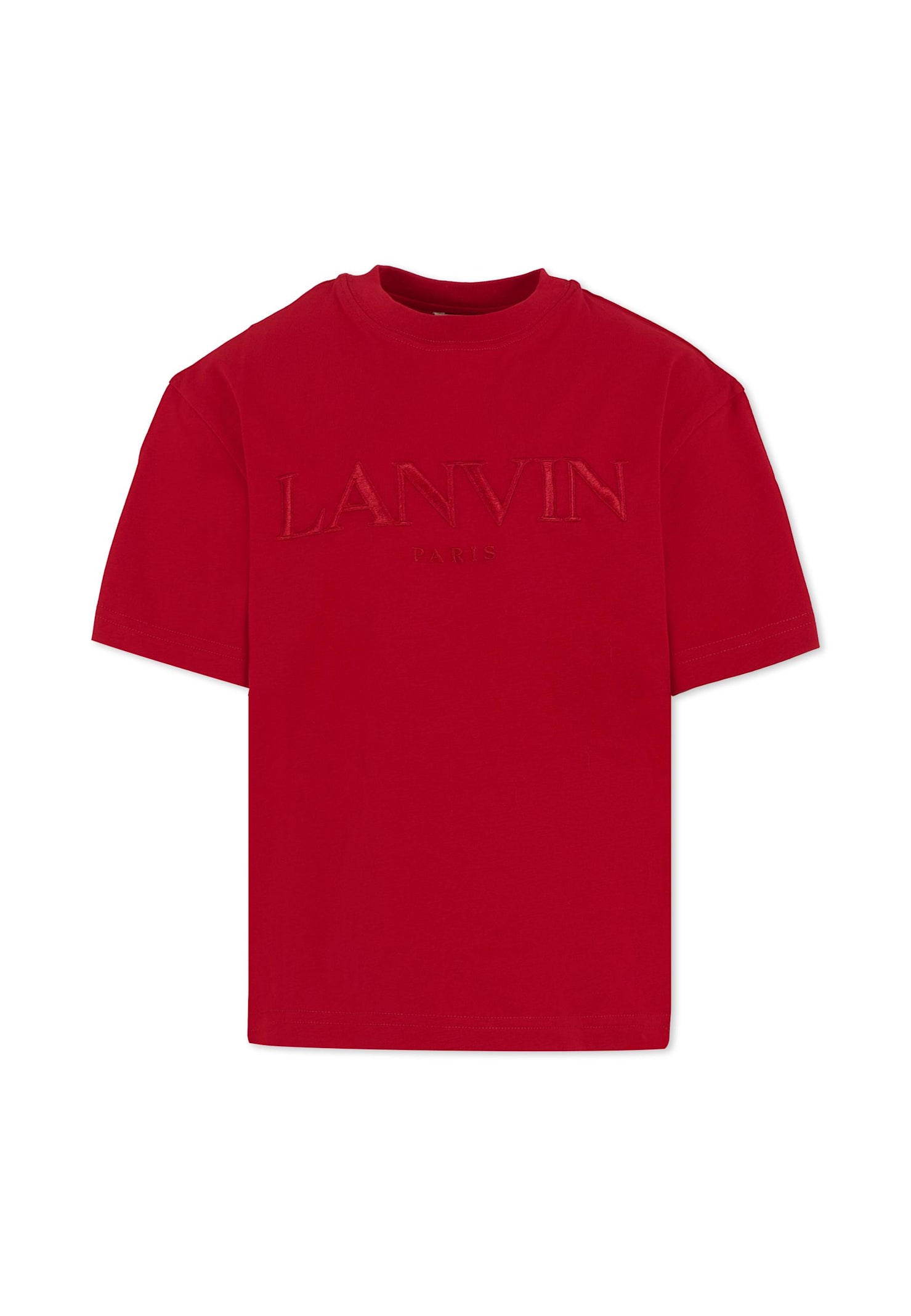Lanvin T-shirt With Logo In Multi