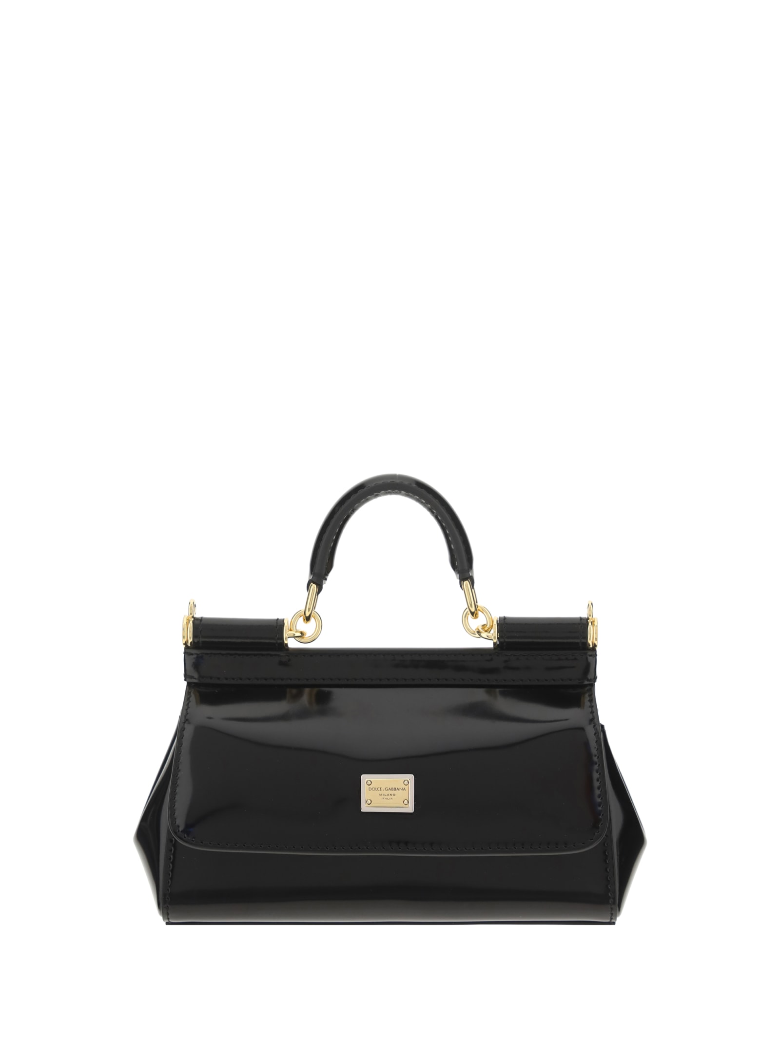 Shop Dolce & Gabbana Sicily Handbag In Nero