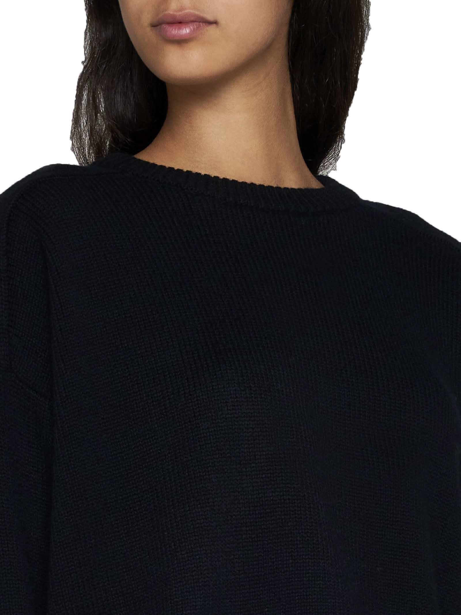 Shop Loulou Studio Sweater In Nero