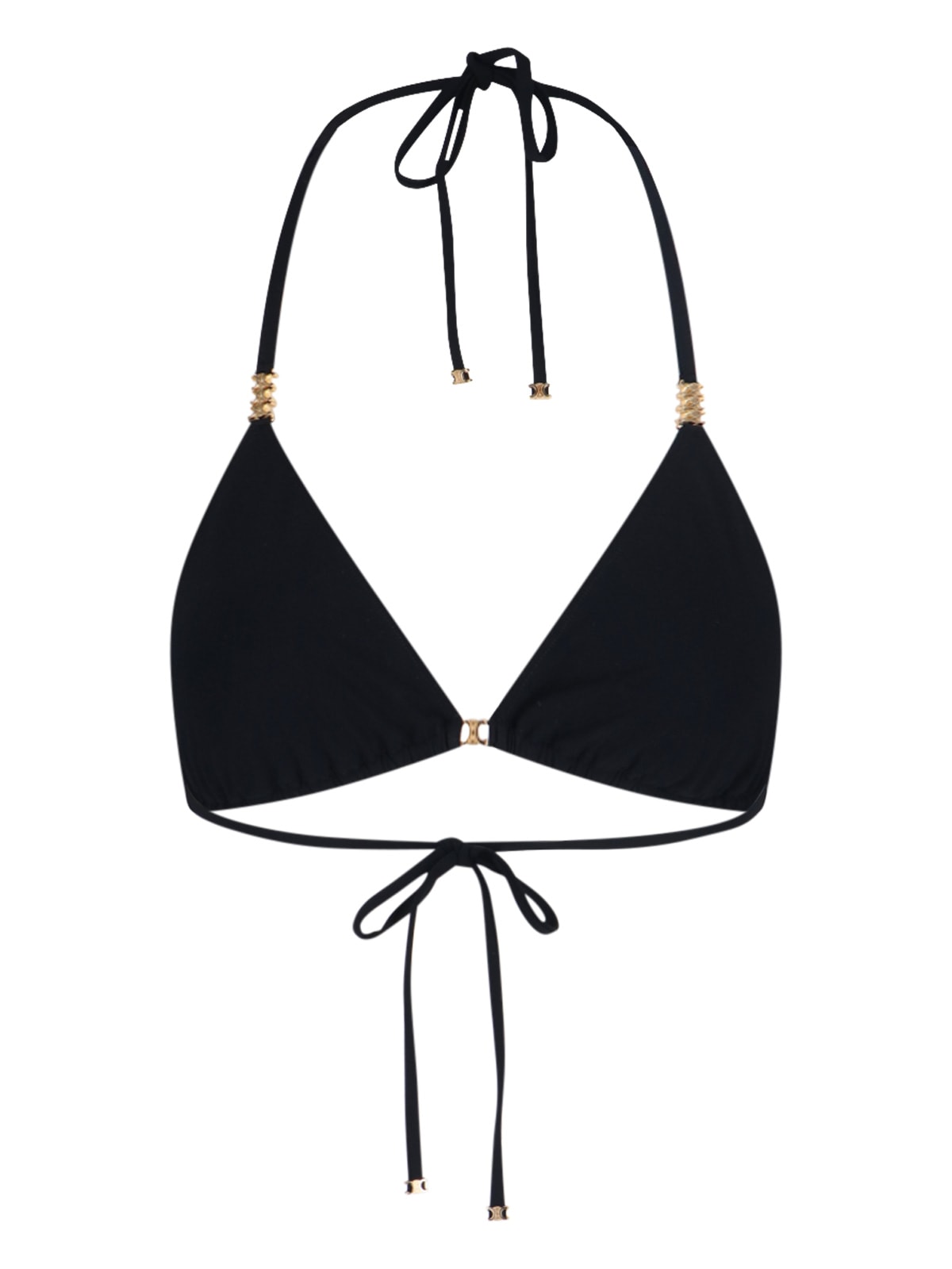 Celine Beachwear Coverups Gold-tone Hardware In Black