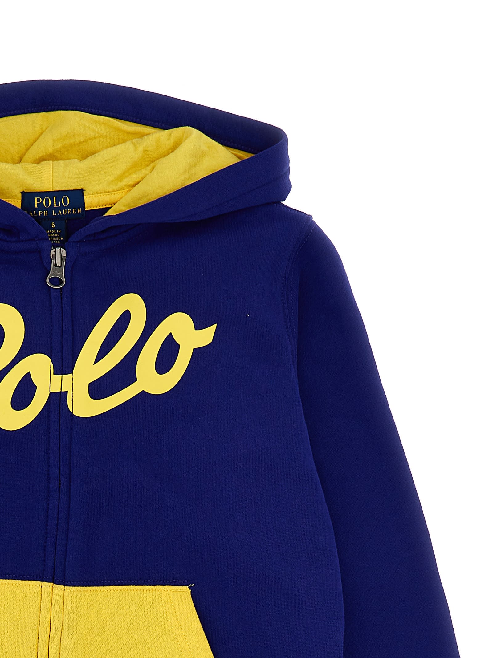Shop Polo Ralph Lauren Polo Hoodie In Blue