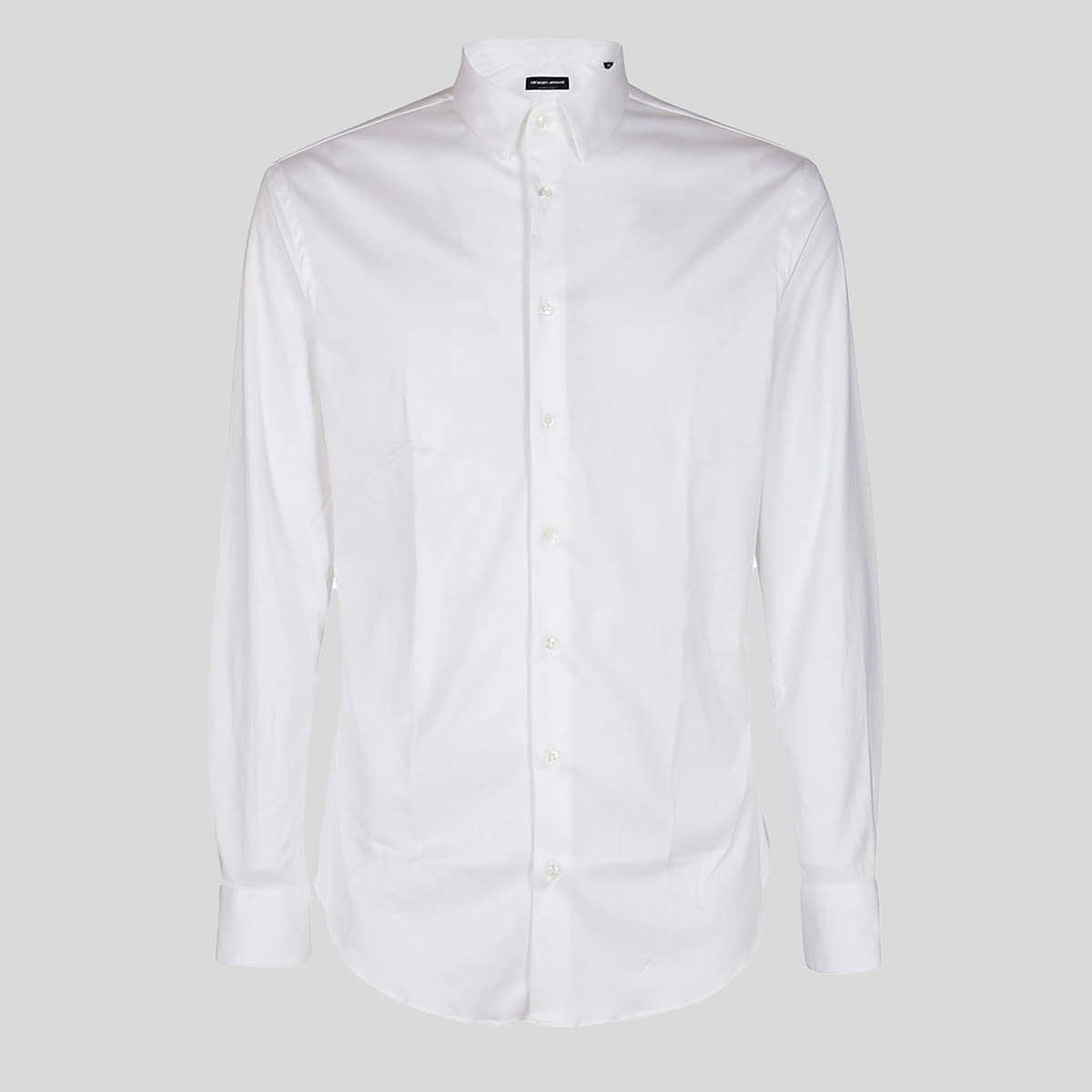 Shop Giorgio Armani White Cotton Shirt