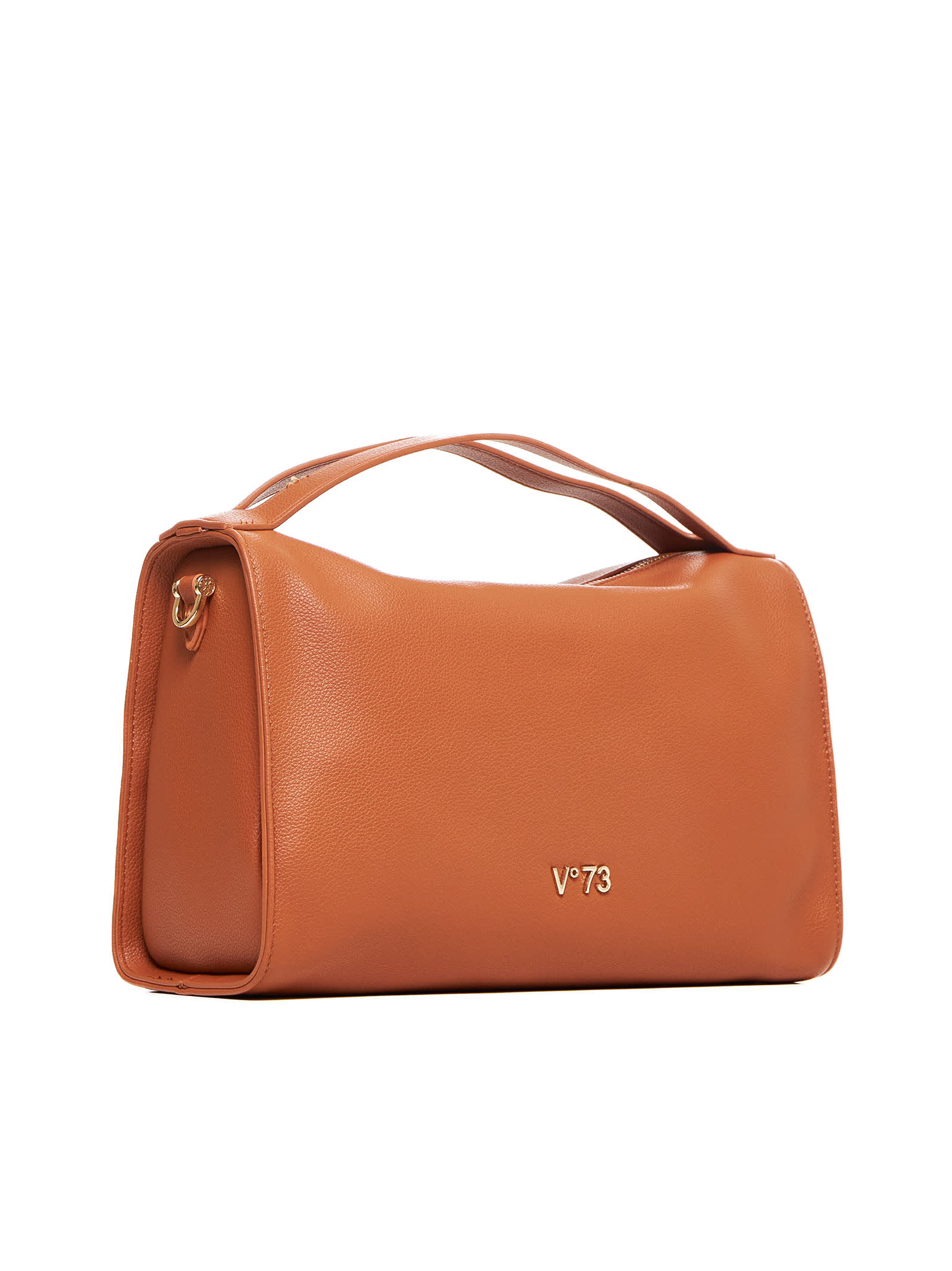 Shop V73 Tote In Leather Brown