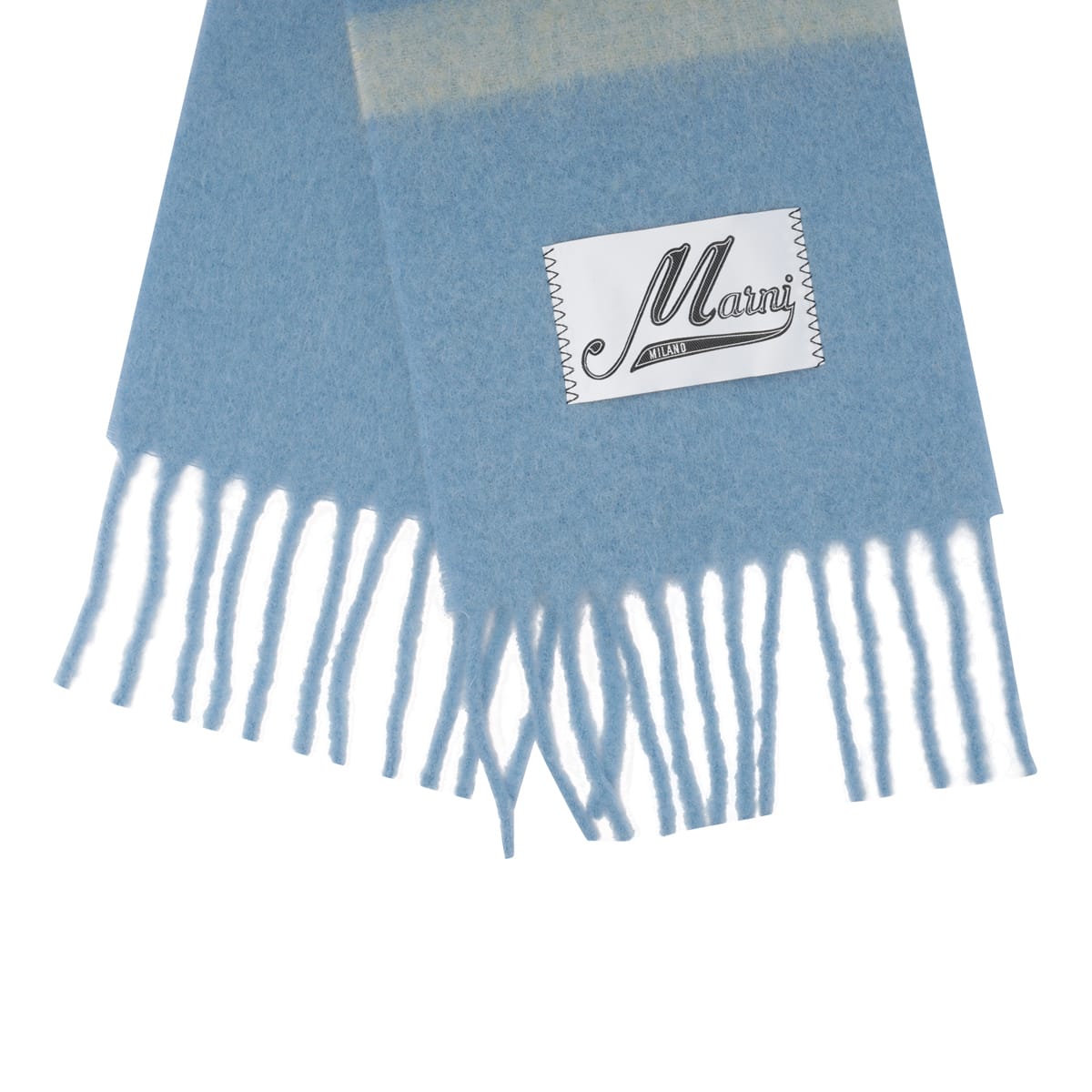 Shop Marni Scarf In Blue