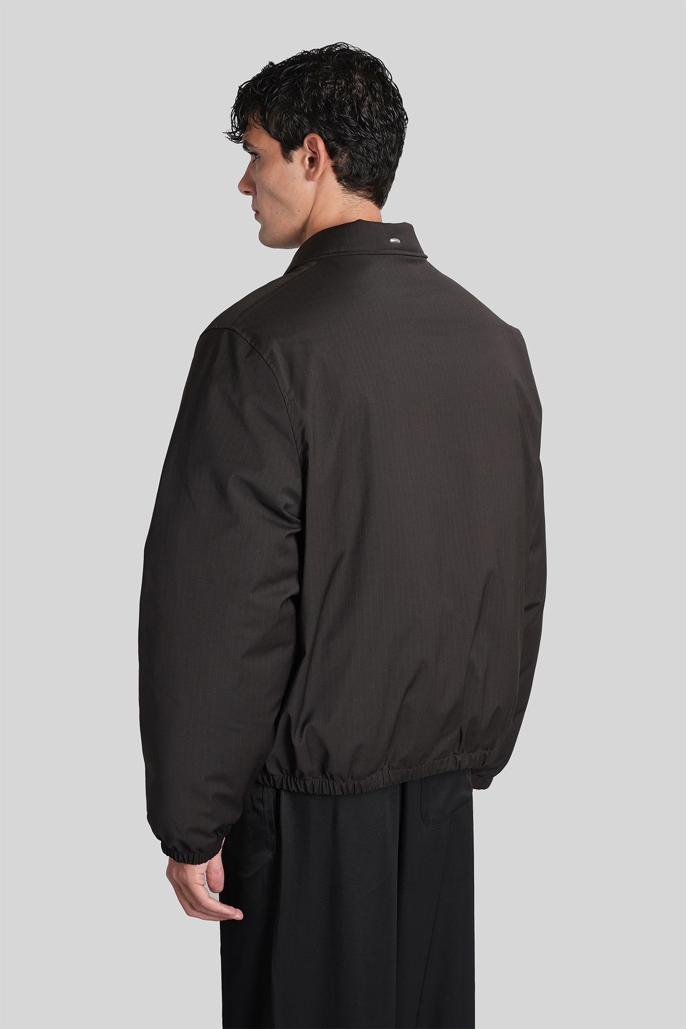 Our Legacy Avenue Striped Jacket In Brown