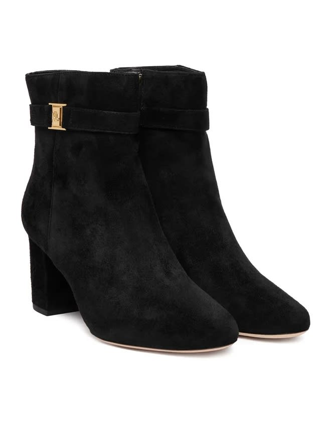 Ralph Lauren Kellie Bt Hl Boots Bootie In Black