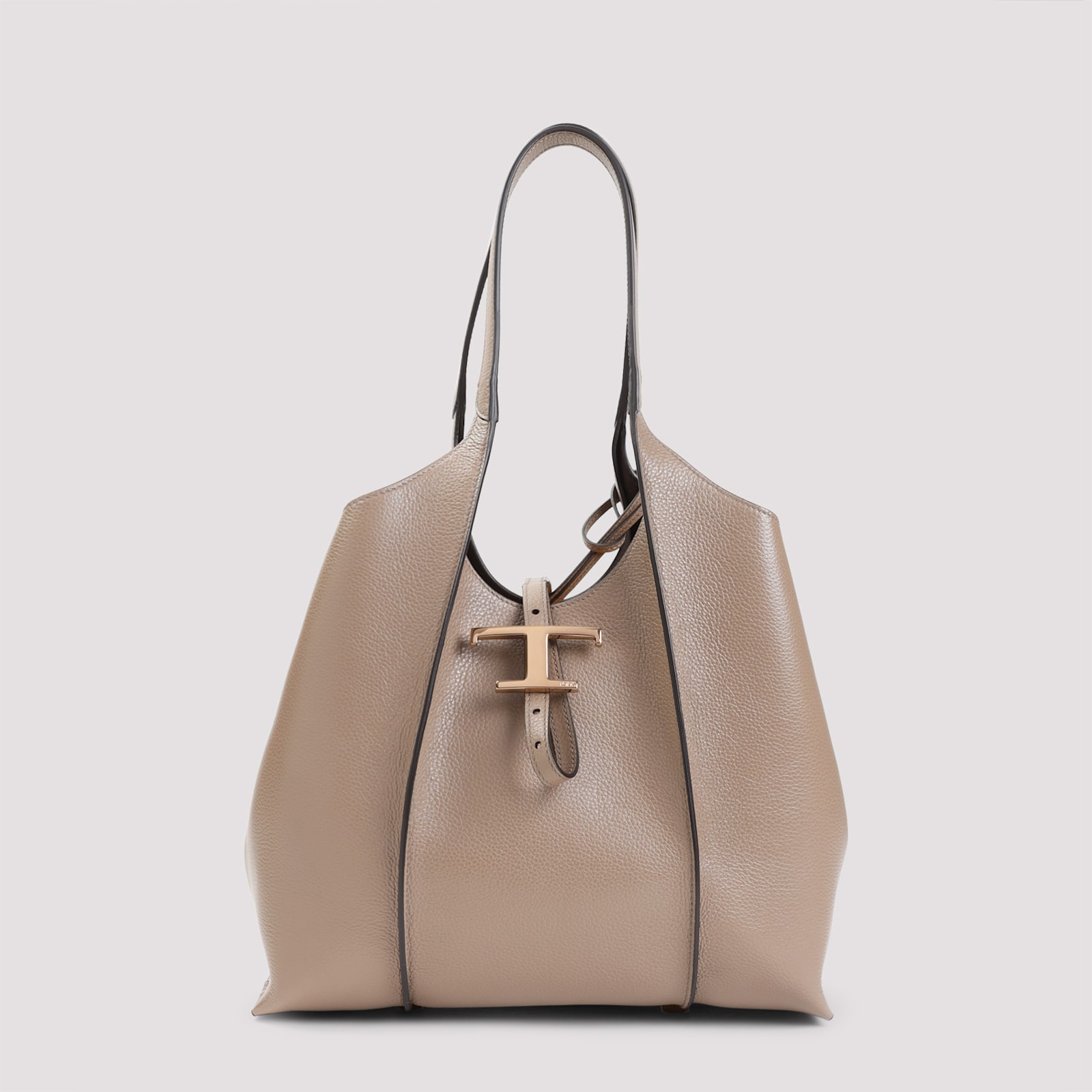 Tod's T Timeless Shopping Small Bag In Nude