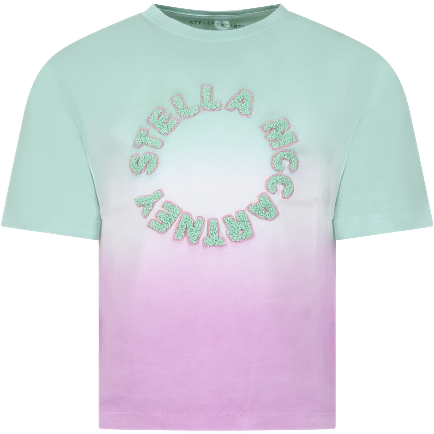 Stella Mccartney Kids' Multicolored T-shirt For Girl With Logo