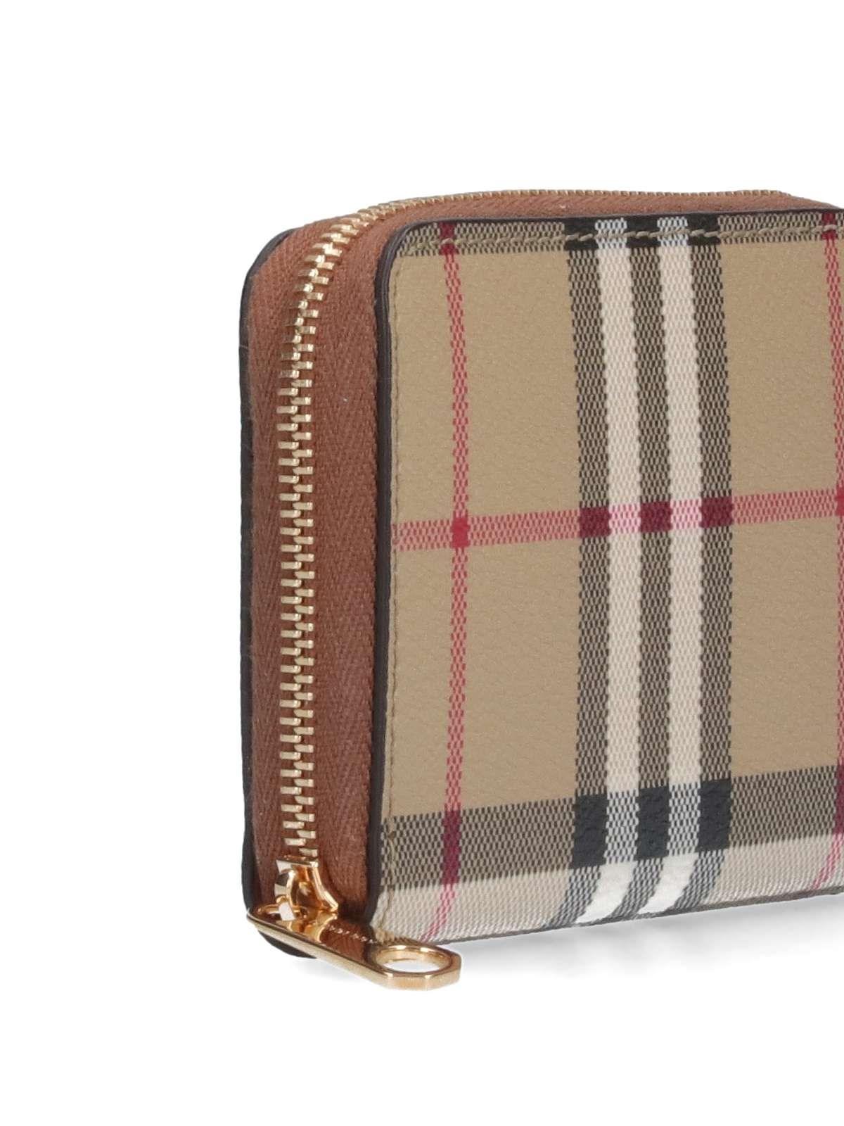 vintage Check Zip Wallet