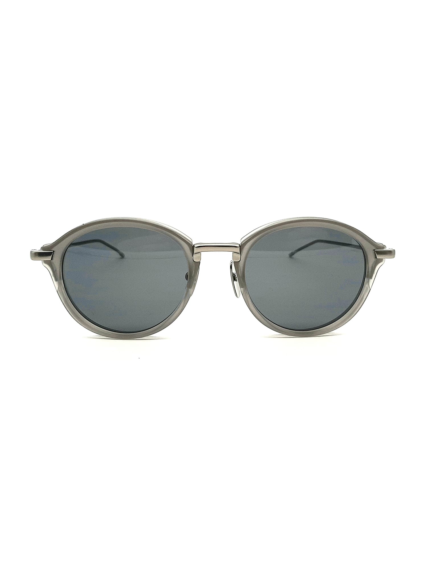 Shop Thom Browne Ues011a/g0003 Sunglasses In Light Grey