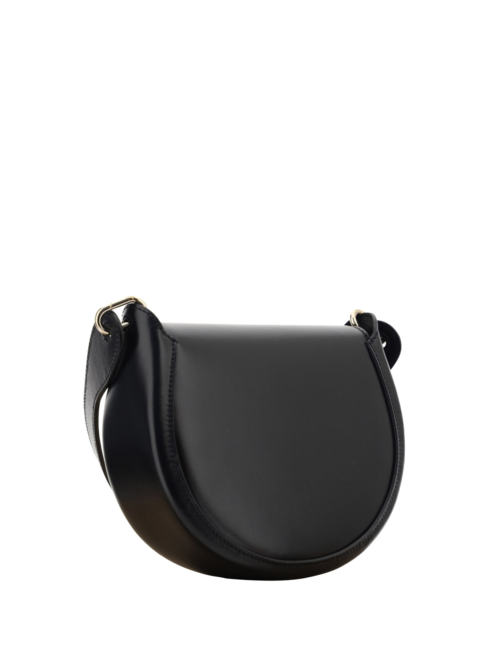 Shop Chloé Arlene Shoulder Bag In Black