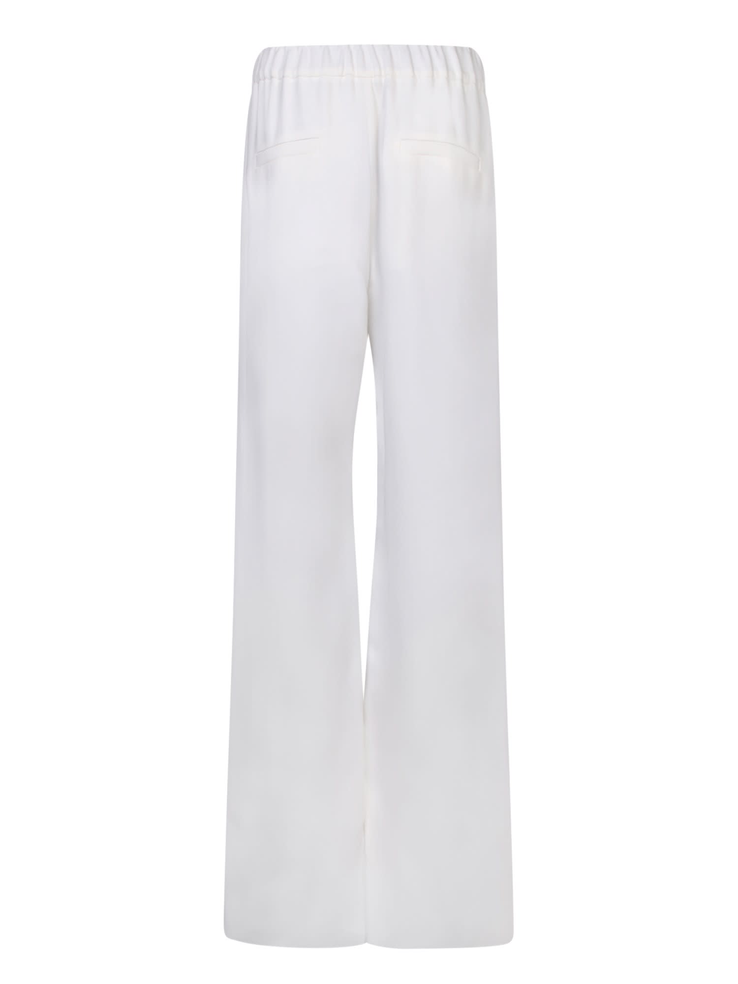 Valentino Garavani Trousers In White