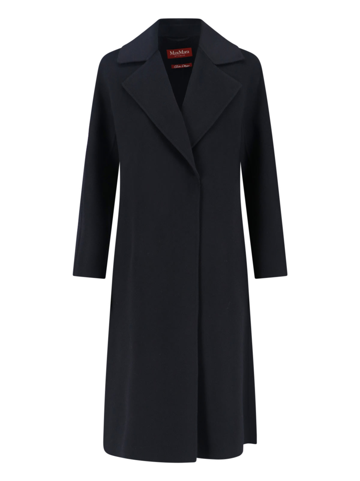 Max Mara Cles Coat In Black